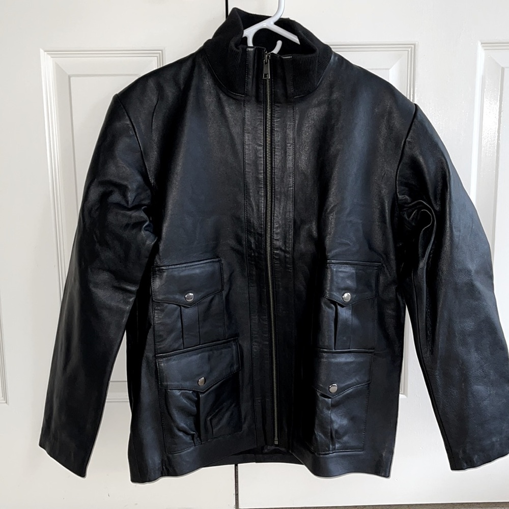 New - Large, Black, Leathercult jacket